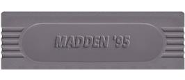 Top of cartridge artwork for Madden '95 on the Nintendo Game Boy.
