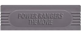 Top of cartridge artwork for Mighty Morphin Power Rangers - The Movie on the Nintendo Game Boy.