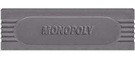 Top of cartridge artwork for Monopoly on the Nintendo Game Boy.