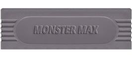 Top of cartridge artwork for Monster Max on the Nintendo Game Boy.
