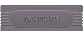 Top of cartridge artwork for Pipe Dream on the Nintendo Game Boy.