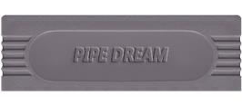 Top of cartridge artwork for Pipe Dream on the Nintendo Game Boy.