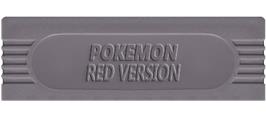 Top of cartridge artwork for Pokemon - Red Version on the Nintendo Game Boy.