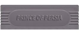 Top of cartridge artwork for Prince Of Persia on the Nintendo Game Boy.