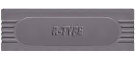 Top of cartridge artwork for R-type on the Nintendo Game Boy.