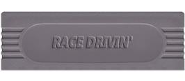Top of cartridge artwork for Race Drivin' on the Nintendo Game Boy.