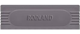 Top of cartridge artwork for Rod Land on the Nintendo Game Boy.
