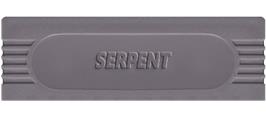 Top of cartridge artwork for Serpent on the Nintendo Game Boy.