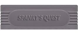 Top of cartridge artwork for Spanky's Quest on the Nintendo Game Boy.