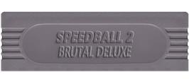 Top of cartridge artwork for Speedball 2 - Brutal Deluxe on the Nintendo Game Boy.