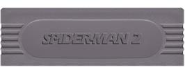 Top of cartridge artwork for Spider-man 2 on the Nintendo Game Boy.