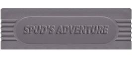 Top of cartridge artwork for Spud's Adventure on the Nintendo Game Boy.
