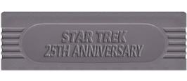Top of cartridge artwork for Star Trek - 25th Anniversary on the Nintendo Game Boy.