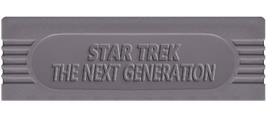 Top of cartridge artwork for Star Trek - The Next Generation on the Nintendo Game Boy.