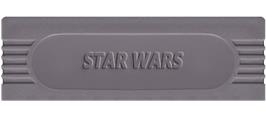 Top of cartridge artwork for Star Wars on the Nintendo Game Boy.