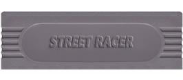 Top of cartridge artwork for Street Racer on the Nintendo Game Boy.