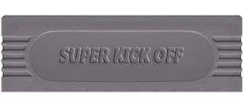 Top of cartridge artwork for Super Kick Off on the Nintendo Game Boy.