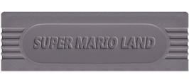 Top of cartridge artwork for Super Mario Land on the Nintendo Game Boy.