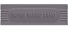 Top of cartridge artwork for Super Mario Land on the Nintendo Game Boy.