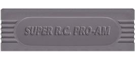 Top of cartridge artwork for Super R.C. Pro-Am on the Nintendo Game Boy.