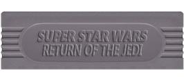 Top of cartridge artwork for Super Star Wars: Return of the Jedi on the Nintendo Game Boy.