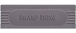 Top of cartridge artwork for Swamp Thing on the Nintendo Game Boy.