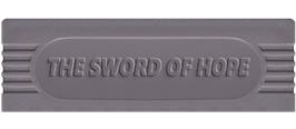 Top of cartridge artwork for Sword Of Hope, The on the Nintendo Game Boy.