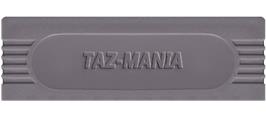 Top of cartridge artwork for Taz-Mania on the Nintendo Game Boy.