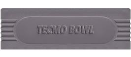Top of cartridge artwork for Tecmo Bowl on the Nintendo Game Boy.