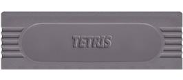 Top of cartridge artwork for Tetris on the Nintendo Game Boy.