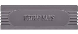 Top of cartridge artwork for Tetris Plus on the Nintendo Game Boy.
