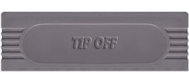 Top of cartridge artwork for Tip Off on the Nintendo Game Boy.