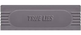 Top of cartridge artwork for True Lies on the Nintendo Game Boy.