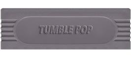 Top of cartridge artwork for Tumblepop on the Nintendo Game Boy.
