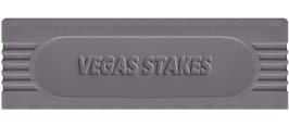 Top of cartridge artwork for Vegas Stakes on the Nintendo Game Boy.
