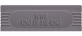 Top of cartridge artwork for WWF King of the Ring on the Nintendo Game Boy.