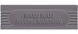 Top of cartridge artwork for Wario Blast Featuring Bomberman on the Nintendo Game Boy.