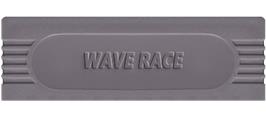 Top of cartridge artwork for Wave Race on the Nintendo Game Boy.