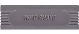 Top of cartridge artwork for Wild Snake on the Nintendo Game Boy.
