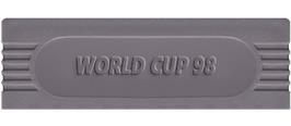 Top of cartridge artwork for World Cup 98 on the Nintendo Game Boy.