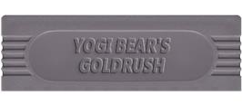 Top of cartridge artwork for Yogi Bear In Yogi Bear's Goldrush on the Nintendo Game Boy.
