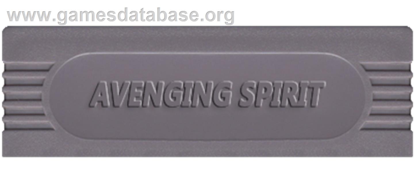 Avenging Spirit - Nintendo Game Boy - Artwork - Cartridge Top