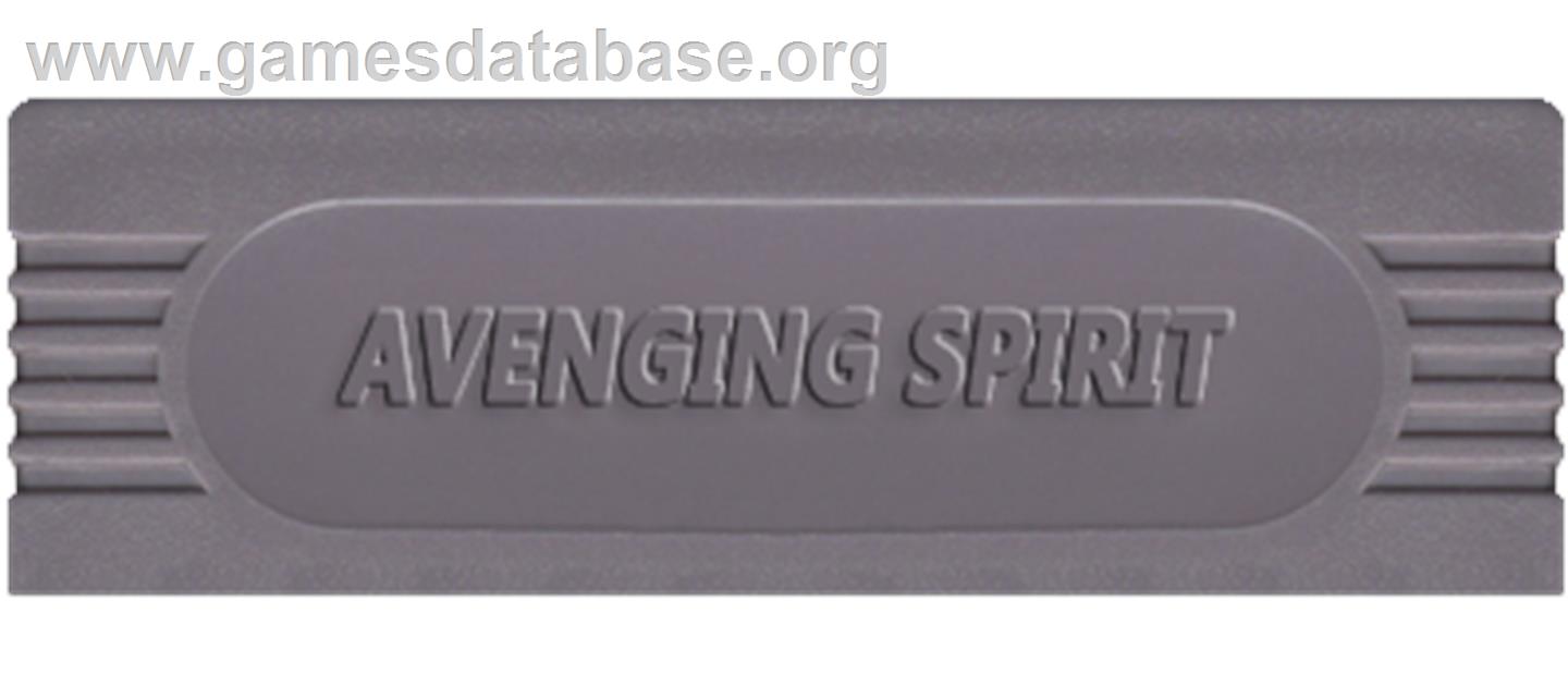 Avenging Spirit - Nintendo Game Boy - Artwork - Cartridge Top
