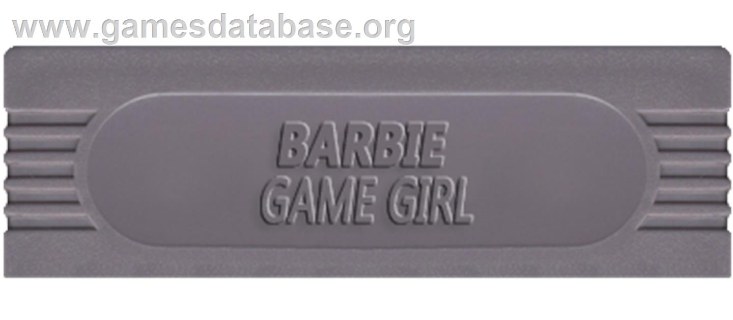 Barbie Game Girl - Nintendo Game Boy - Artwork - Cartridge Top