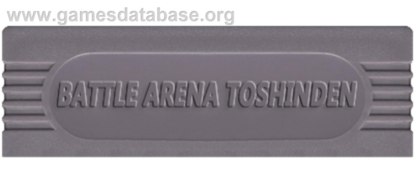 Battle Arena Toshinden - Nintendo Game Boy - Artwork - Cartridge Top