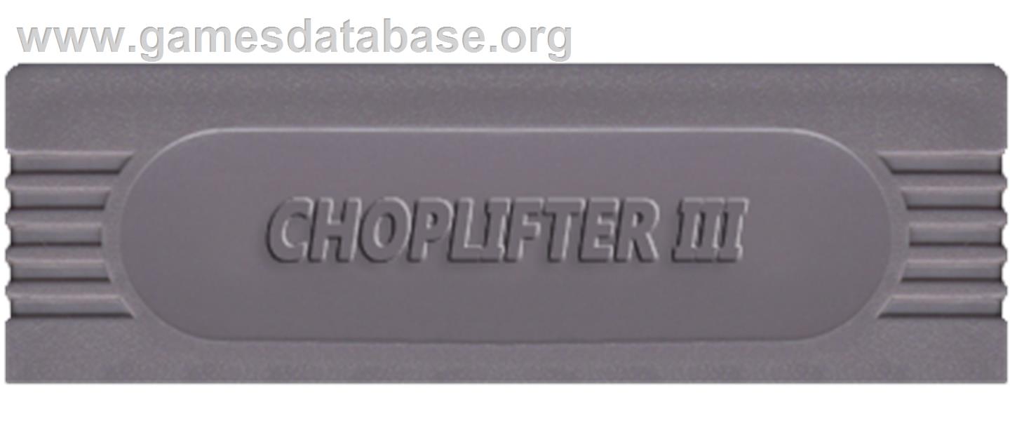 Choplifter 3 - Nintendo Game Boy - Artwork - Cartridge Top