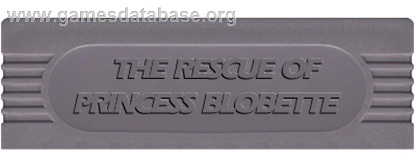 David Crane's The Rescue Of Princess Blobette - Nintendo Game Boy - Artwork - Cartridge Top