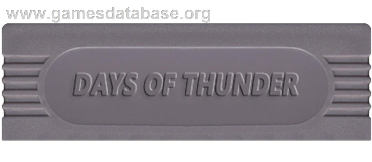 Days of Thunder - Nintendo Game Boy - Artwork - Cartridge Top