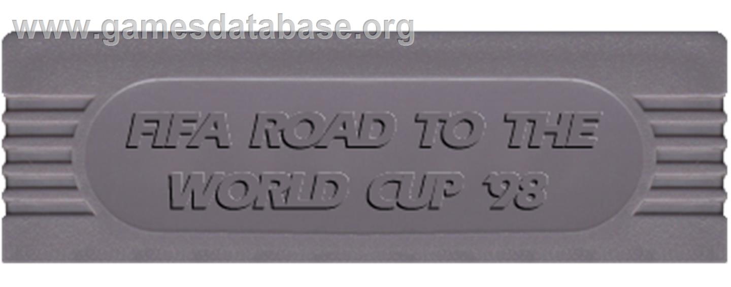 FIFA 98: Road to World Cup - Nintendo Game Boy - Artwork - Cartridge Top