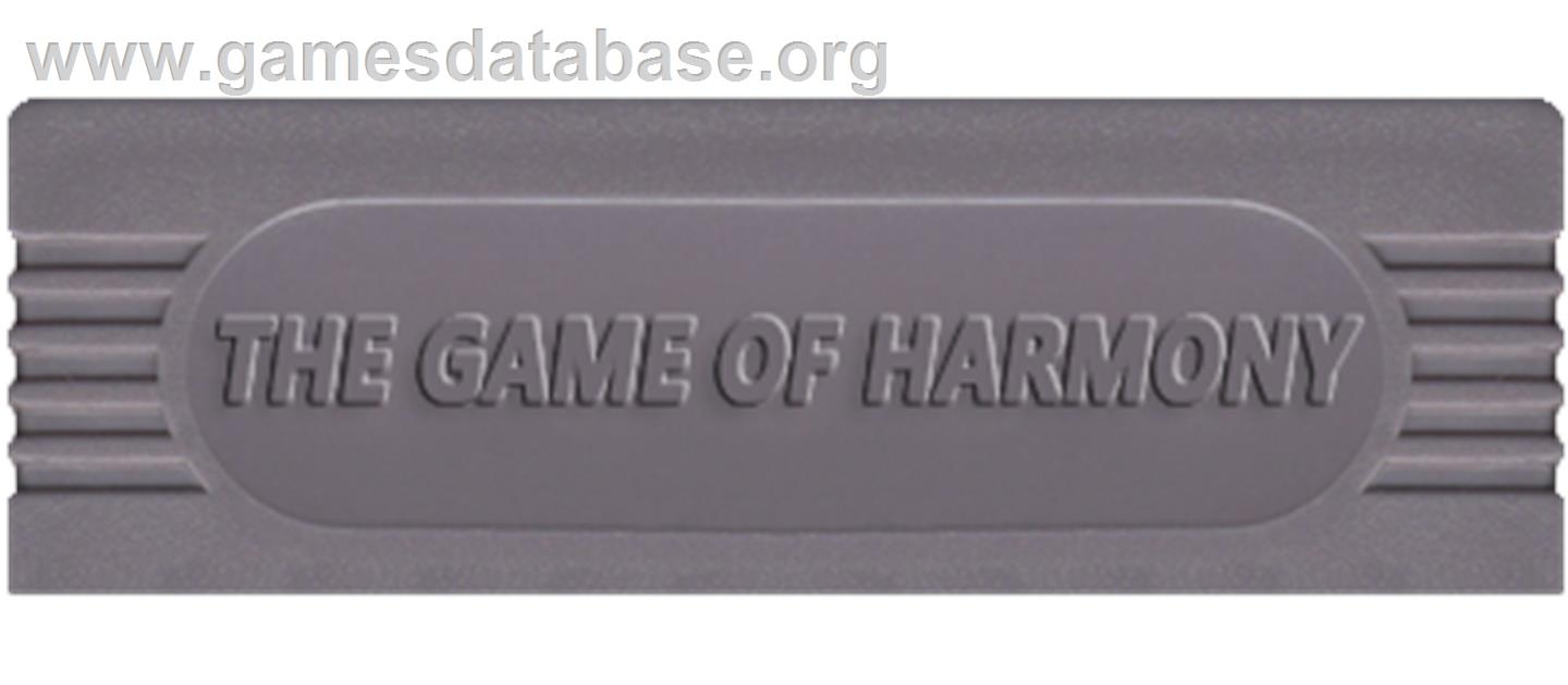 Game of Harmony - Nintendo Game Boy - Artwork - Cartridge Top